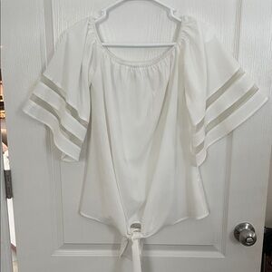 Elegant White Women's Top